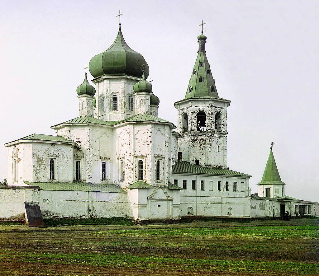 Петропавловская церковь 1912 года. Фото сделано Царским фотографом С. М. Прокудиным-Горским